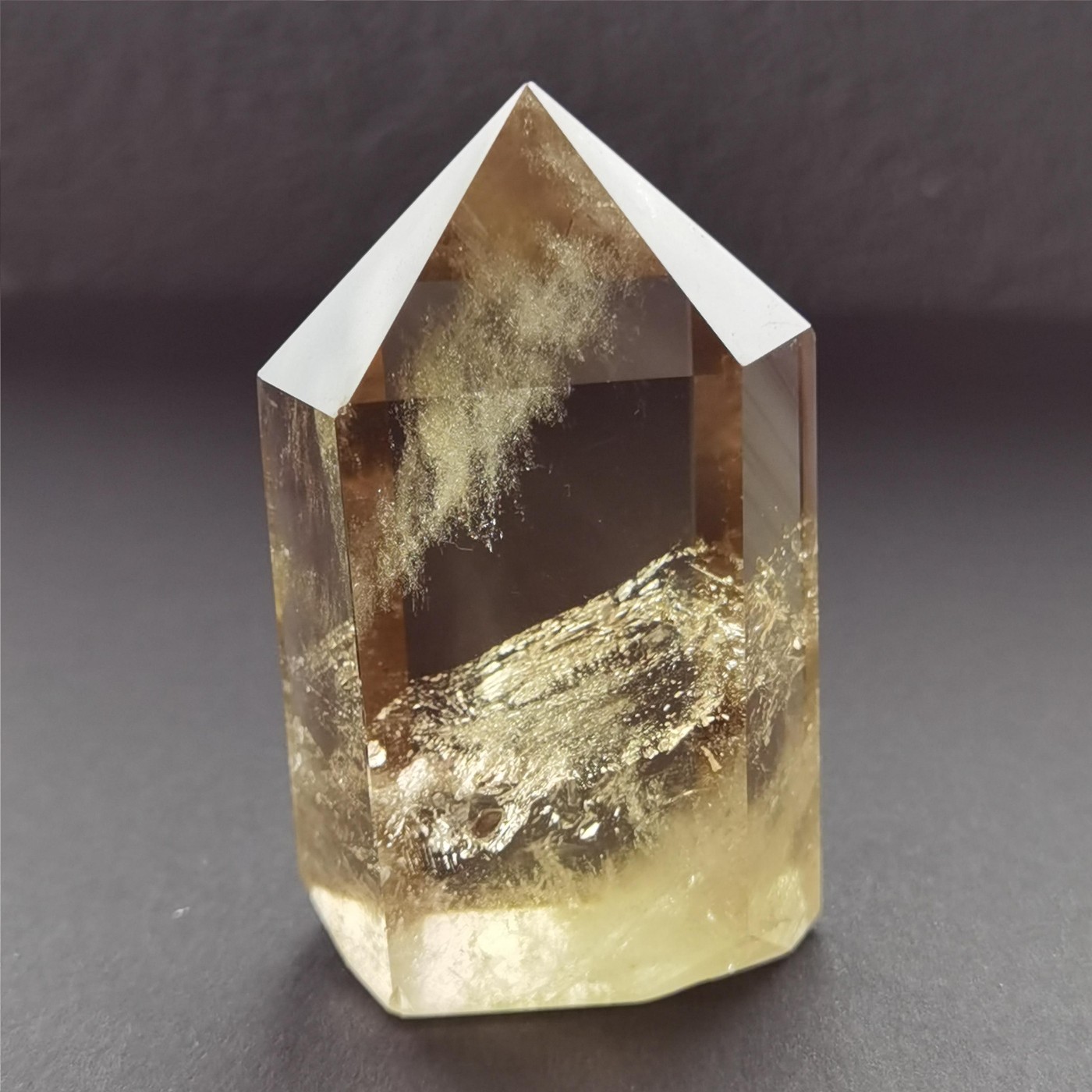 黄水晶 单尖柱 8
